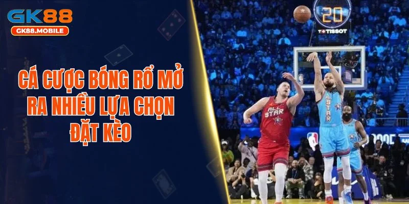 Cá cược bóng rổ mở ra nhiều lựa chọn đặt kèo