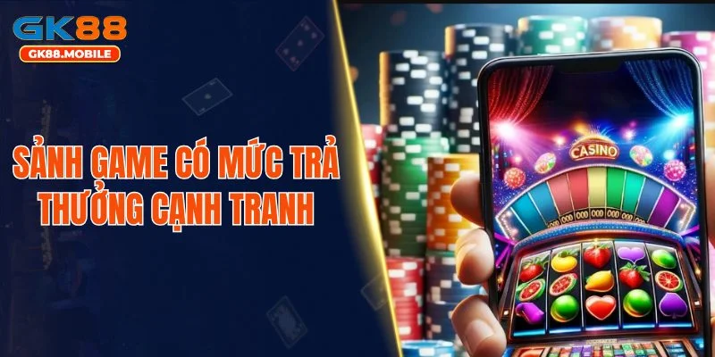 Sảnh game có mức trả thưởng cạnh tranh